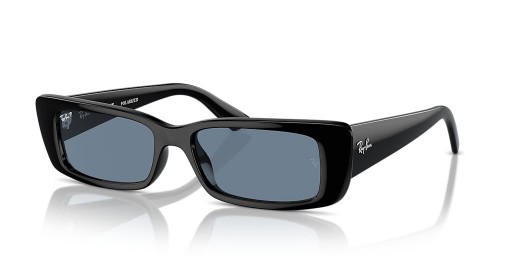 Ray-Ban RB4425 Teru M (54 - 17) med Blå linser og Sort ramme Solbriller