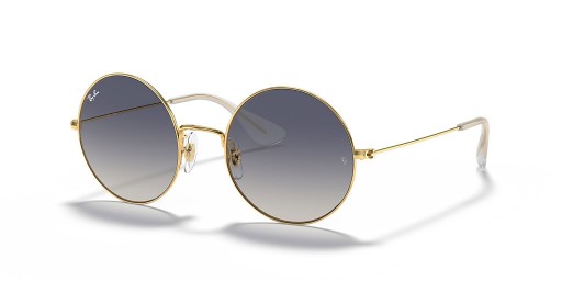 Ray-Ban RB3592 Ja-Jo-XL (55 - 20) med Blå linser og Guld ramme Solbriller