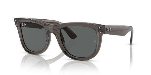 Ray-Ban RBR0502SF Wayfarer Omvendt M (53 - 20) med Grå linser og Solbriller Grå ramme