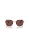 Ray-Ban RB8094 Jim Titanium M (53 - 20) med Violet linser og Beige ramme Solbriller