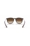 Ray-Ban RB4171 Erika Classic M (54 - 18), med Brune linser og Tortoise frame Solbriller