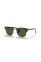 Ray-Ban RB3016F Klubmester Classic XL (55 - 19) med Grønne linser og Tortoise frame Solbriller