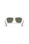 Ray-Ban RB8136M Campingvogn Titanium XL (58 - 15) med Grønne linser og Guld ramme Solbriller
