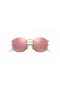 Ray-Ban RB3447 Runde Flash Linser S (50 - 21) med Brune linser og Guld ramme Solbriller