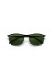 Ray-Ban RB3686 Chromance XL (57 - 19) med Grønne linser og Sort ramme Solbriller
