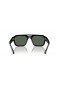 Ray-Ban RB4397 Corrigan Bio-Baseret M (54 - 20) med Grønne linser og Sort ramme Solbriller