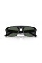 Ray-Ban RB4397 Corrigan Bio-Baseret M (54 - 20) med Grønne linser og Sort ramme Solbriller