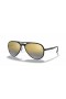 Ray-Ban RB4320CH Chromance L (58 - 16) med Blå linser og Sort ramme Solbriller