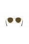 Ray-Ban RB3447N Runde Flade Linser S (50 - 21) med Blå linser og Guld ramme Solbriller