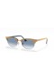 Ray-Ban RB3946 Klubmester Oval S (52 - 19) med Blå linser og Beige ramme Solbriller