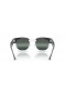Ray-Ban RB0298S Mega Hawkeye Chromance L (53 - 21) med Gennemsigtige linser og Blå ramme Solbriller