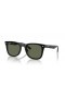 Ray-Ban RB4420 XL (65 - 18) med Grønne linser og Sort ramme Solbriller
