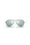 Ray-Ban RB3025 Aviator Flash Linser XL (58 - 14) med Sølv linser og Sølv ramme Solbriller
