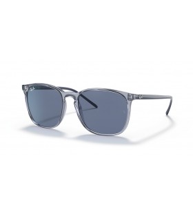Ray-Ban RB4387 M (56 - 18) med Blå linser og Blå ramme Solbriller