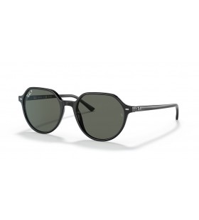 Ray-Ban RB2195 Thalia S (53 - 18) med Grønne linser og Sort ramme Solbriller