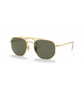Ray-Ban RB3648 Marshal L (54 - 21) med Grønne linser og Guld ramme Solbriller