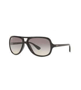 Ray-Ban RB4162 L (59 - 15) med GrÃ¥ linser og Sort ramme Solbriller