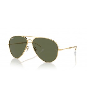 Ray-Ban RB3825 Gamle Aviator XL (58 - 14) med GrÃ¸nne linser og Guld ramme Solbriller