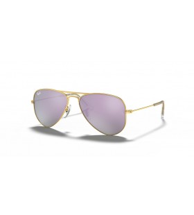 Ray-Ban RB9506S Aviator BÃ¸rn M (50 - 13) med Violet linser og Guld ramme Solbriller