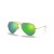 Ray-Ban RB3025 Aviator Flash Linser XL (58 - 14) med GrÃ¸nne linser og Guld ramme Solbriller