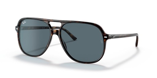 Ray-Ban RB2198 Bill XS (56 - 14) met Blauwe lenzen en Schildpad frame Zonnebrillen