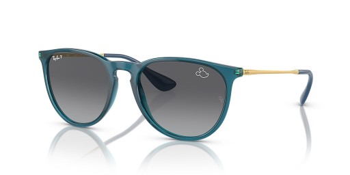 Ray-Ban RB4171 Erika Disney ' s Mickey Mouse M (54 - 18) met Grijze lenzen en Blauw frame Zonnebrillen