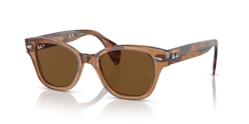 Ray-Ban RB0880SF L (53 - 19) met Bruine lenzen en Bruin frame Zonnebrillen