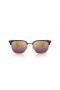 Ray-Ban RB4416 Nieuwe Clubmaster L (51 - 20) met Rode lenzen en Rood frame Zonnebrillen