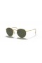 Ray-Ban RB3447 Round Metal-Legende Goud S (50 - 21) met Groene lenzen en Goud frame Zonnebrillen