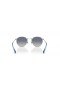 Ray-Ban RB9547S Ronde Kids S (44 - 19) met Grijze lenzen en Zilver frame Zonnebrillen
