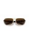 Ray-Ban RB3522 XXL (61 - 17) met Bruine lenzen en Goud frame Zonnebrillen