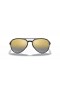 Ray-Ban RB4320CH Chromance L (58 - 16) met Blauwe lenzen en Zwart frame Zonnebrillen