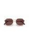Ray-Ban RB8094 Jim Titanium M (53 - 20) met Paarse lenzen en Beige frame Zonnebrillen
