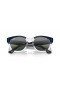 Ray-Ban RB0298S Mega Hawkeye Chromance L (53 - 21) met Transparante lenzen en Blauw frame Zonnebrillen