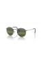 Ray-Ban RB3447 Round Metal Chromance L (53 - 21) met Zilveren lenzen en Zilver frame Zonnebrillen