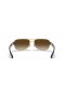Ray-Ban RB3522 XXL (61 - 17) met Bruine lenzen en Goud frame Zonnebrillen