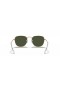 Ray-Ban RB3857 Frank S (51 - 20) met Groene lenzen en Goud frame Zonnebrillen