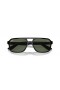 Ray-Ban RB4414M Scuderia Ferrari Collection L (58 - 17) met Groene lenzen en Zwart frame Zonnebrillen