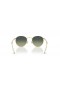 Ray-Ban RB3447 Round Metal S (50 - 21) met Groene lenzen en Goud frame Zonnebrillen