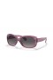 Ray-Ban RB4101 Jackie Ohh Transparante M (58 - 17) met Grijze lenzen en Violet frame Zonnebrillen