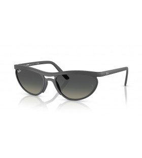 Ray-Ban RB4453 Predator Liteforce XXL (59 - 20) met Grijze lenzen en Grijs frame Zonnebrillen