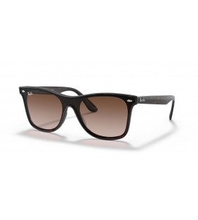Ray-Ban RB4440N Blaze Wayfarer L (0 - 141) met Bruine lenzen en Schildpad frame Zonnebrillen