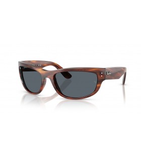 Ray-Ban RB2289 Mega Balorama XL (63 - 19) met Blauwe lenzen en Bruin frame Zonnebrillen