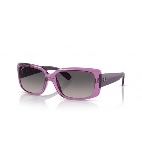 Ray-Ban RB4389 S (55 - 17) met Grijze lenzen en Violet frame Zonnebrillen