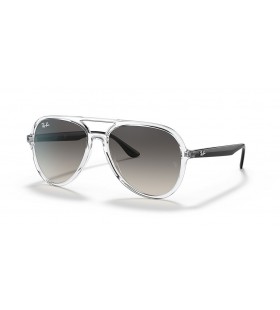 Ray-Ban RB4376 L (57 - 16) met Grijze lenzen en Transparant frame Zonnebrillen