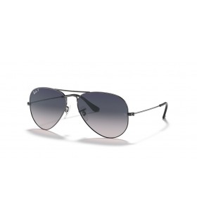Ray-Ban RB3025 Aviator GradiÃ«nt M (55 - 14) met Blauwe lenzen en Zilver frame Zonnebrillen