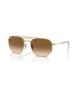 Ray-Ban RB3707 L (54 - 20) met Bruine lenzen en Goud frame Zonnebrillen