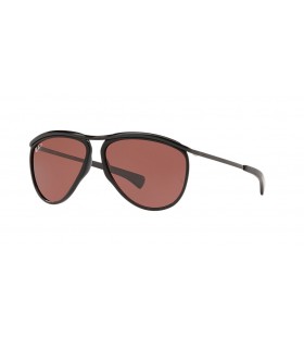 Ray-Ban RB2219 Olympische Aviator M (59 - 13) met Paarse lenzen en Zwart frame Zonnebrillen