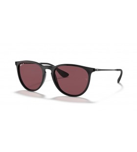 Ray-Ban RB4171 Erika Classic M (54 - 18) met Paarse lenzen en Zwart frame Zonnebrillen