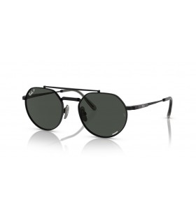Ray-Ban RB8265 Jack II Titanium M (51 - 20) met Grijze lenzen en Zwart frame Zonnebrillen